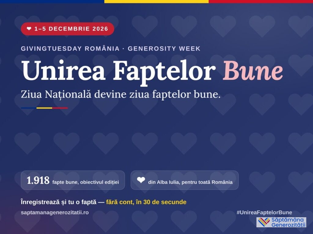 Unirea Faptelor Bune — GivingTuesday România 2026